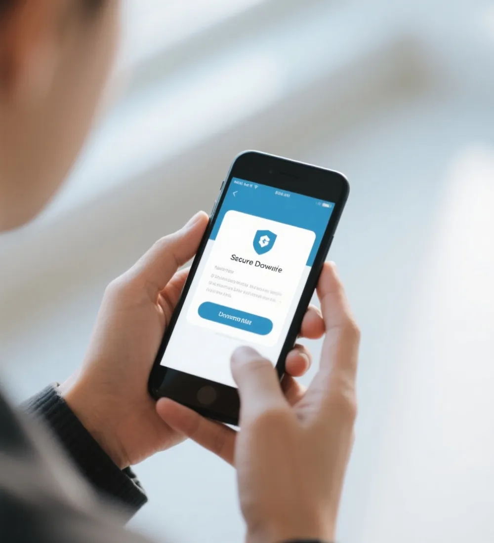 安全下载安装示意